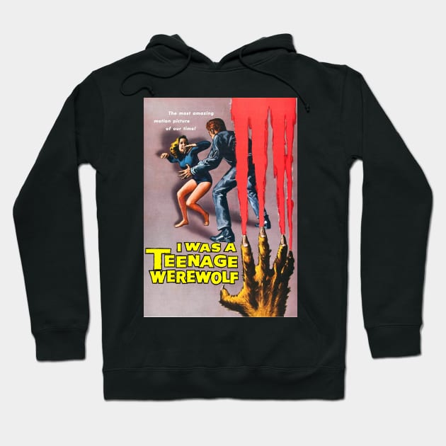 Teenage Werewolf Hoodie by Movie Vigilante